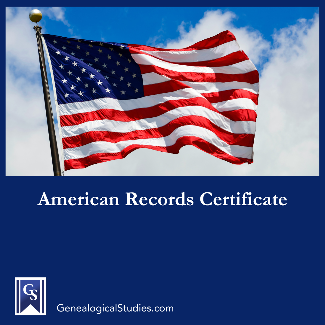 AMERICAN-200: Intermediate American Records Courses - Digital Certificate