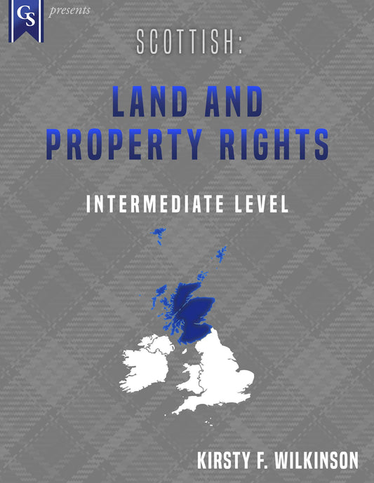 Printed Course Material-Scottish: Land & Property Records