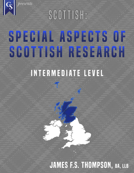 Printed Course Material-Scottish: Special Aspects of Scottish Research