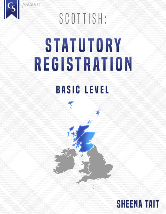 Printed Course Material-Scottish: Statutory Registration