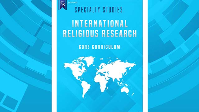 Course Enrollment: Specialty: International Religious Research Dissertation