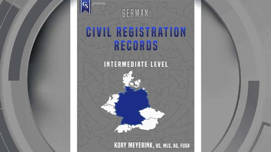 Course enrollment: GR-204 - German: Civil Registration Records