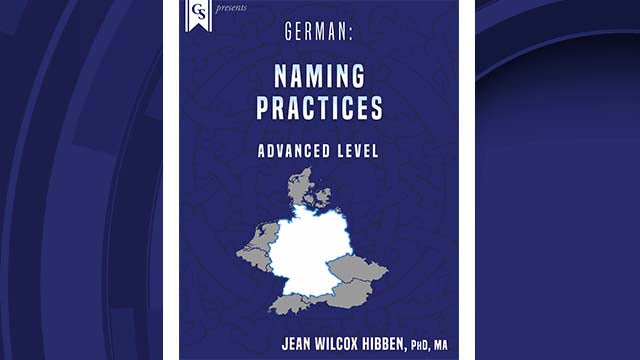 Course Enrollment: GR-302 German: Naming Practices