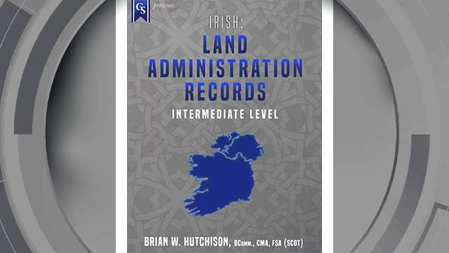 Course Enrollment: Irish: Land Administration Records