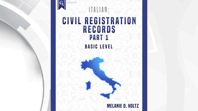 Course Enrollment: IT-103 Italian: Civil Registration Records-Part 1