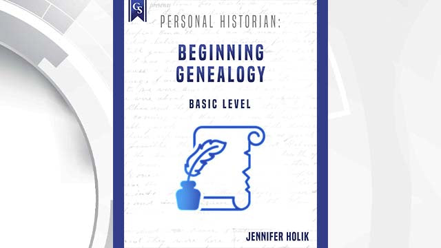 Course enrollment: EL-PH-101 - Personal Historian: Beginning Genealogy