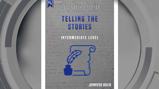 Course enrollment: PD-203 - Personal Historian: Telling the Stories