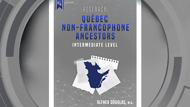 Course enrollment: EL-CA-203 - Research: Quebec Non-Francophone Ancestors