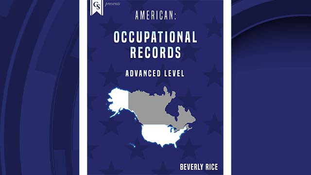 Course enrollment: AM-305 - American: Occupational Records