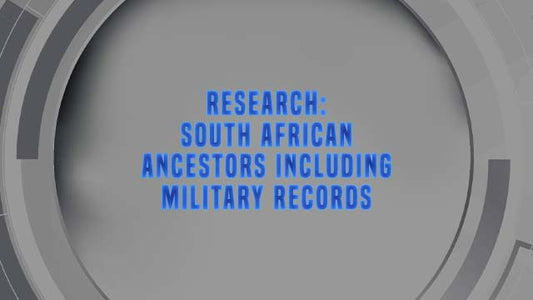 Course enrollment: EL-239 - Research: South African Ancestors Including Military Records