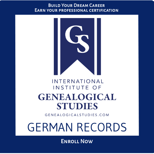 German Records German Records – International Institute of Genealogical Studies Store