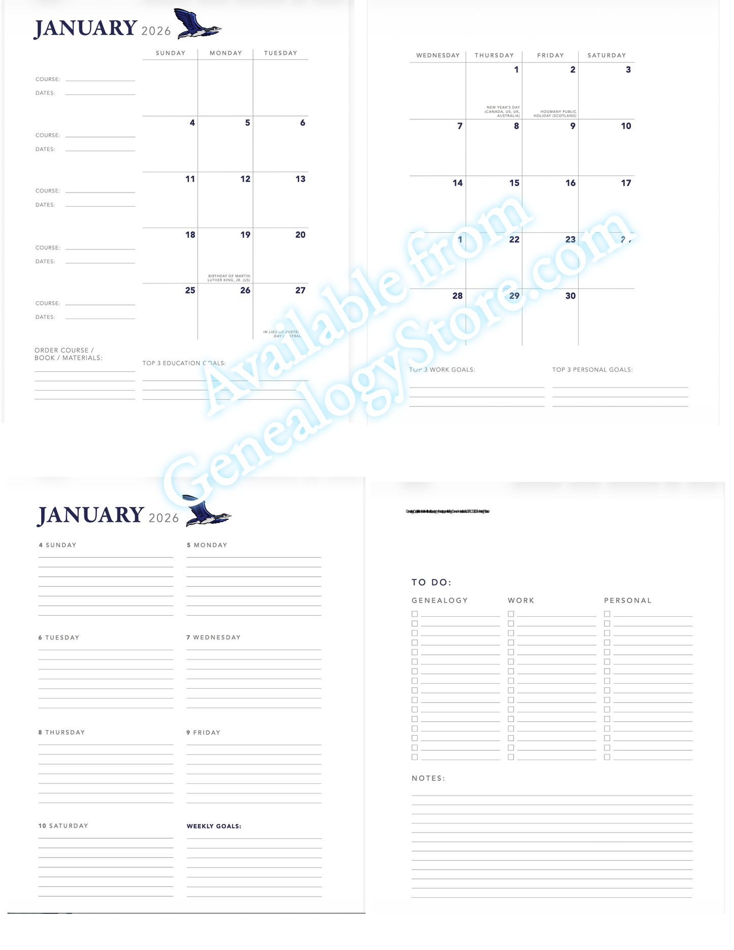 The Adulting Planner-Life At a Glance