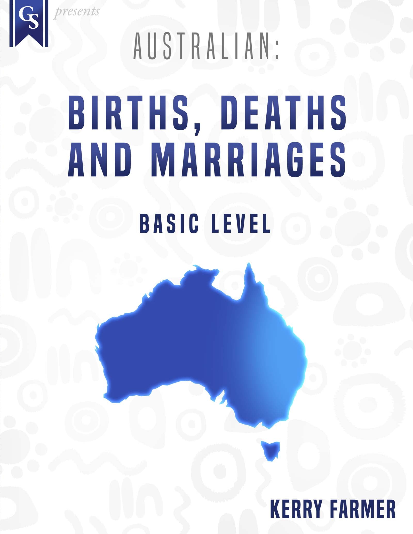 Printed Course Material-Australian: Births, Deaths & Marriages ...