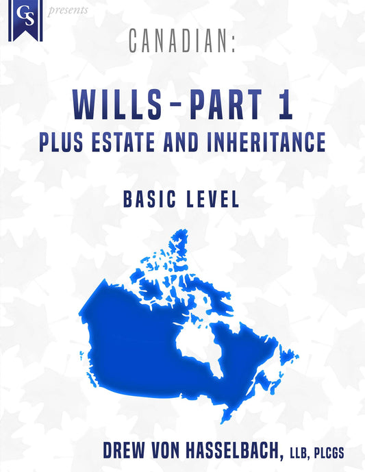 Course Enrollment: CA-103 Canadian: Wills and Estate Records-Part 1