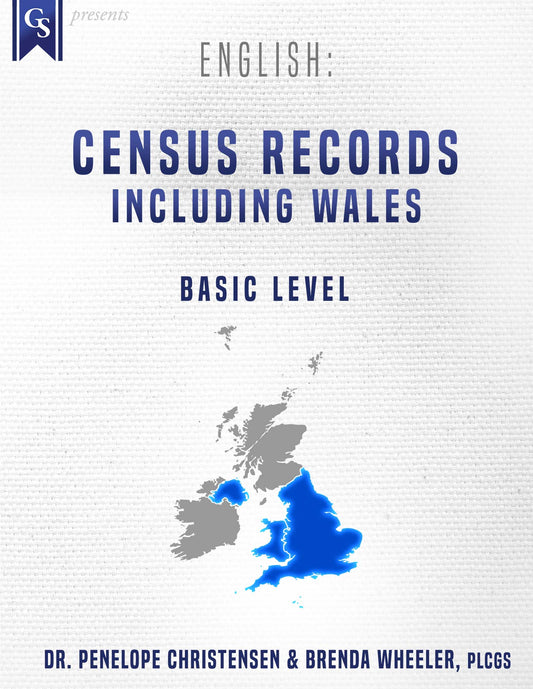 Printed Course Material-English: Census Records Including Wales