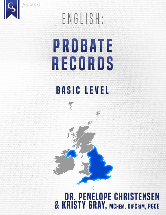 Printed Course Material-English: Probate Records