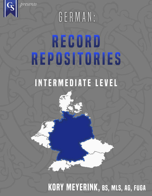 Printed Course Material-German: Record Repositories