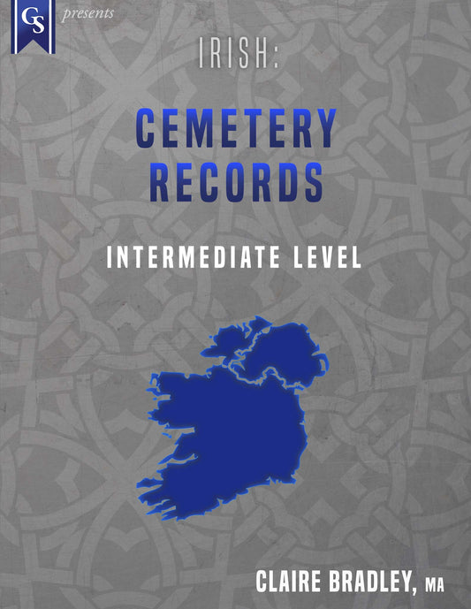 Printed Course Material-Irish: Cemetery Records