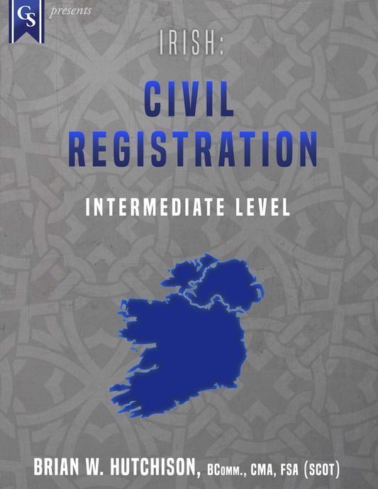 Printed Course Material-Irish: Civil Registration