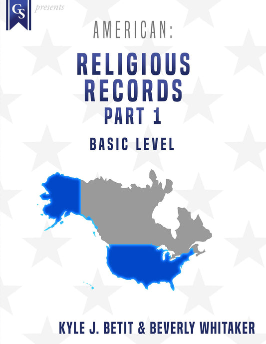 Printed Course Material-American: Religious Records-Part 1