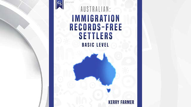 Course Enrollment: Australian: Immigration Records-Free Settlers