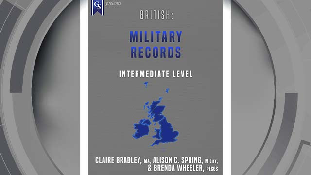 Course Enrollment: BR-201 - British: Military Records