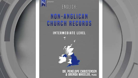 Course Enrollment: English: Non-Anglican Church Records