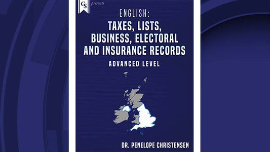Course Enrollment: English: Taxes, Lists, Business, Electoral and Insurance Records
