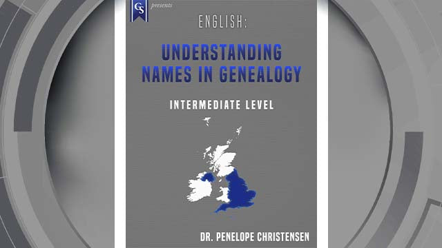 Course Enrollment: EN-201 English: Understanding Names in Genealogy ...