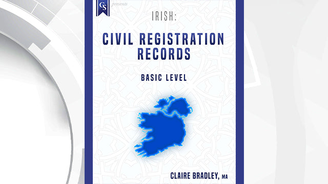 Course Enrollment: IR-105 - Irish: Civil Registration