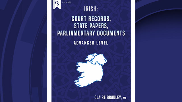 Course Enrollment: IR-301 Irish: Court Records, State Papers, Parliamentary Documents