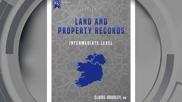 Course Enrollment: IR-202 - Irish: Land and Property Records