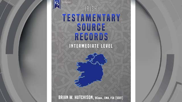 Course enrollment: IR-205 - Irish: Testamentary Source Records