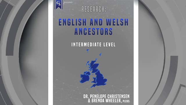 Course enrollment: EL-207 - Research: English & Welsh Ancestors
