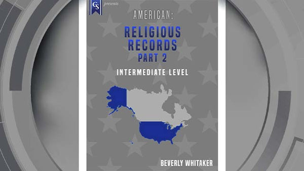 Course Enrollment: AM-202 American: Religious Records-Part 2 ...