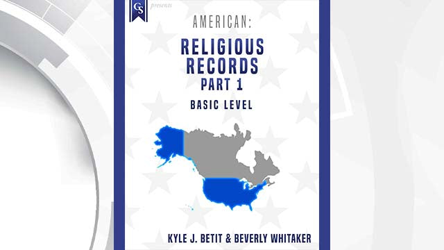 Course Enrollment: American: Religious Records-Part 1