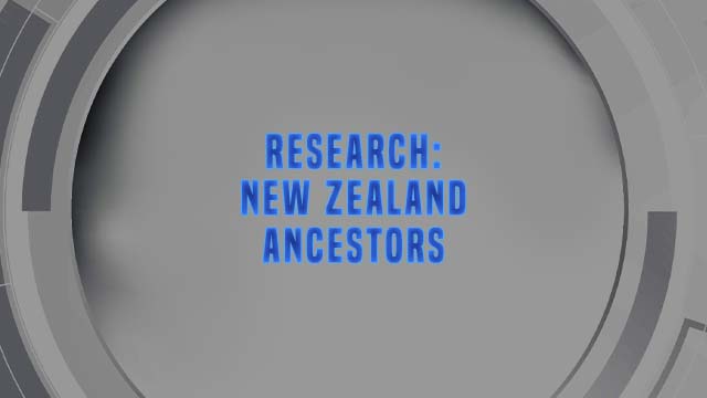 Course Enrollment: Research: New Zealand Ancestors